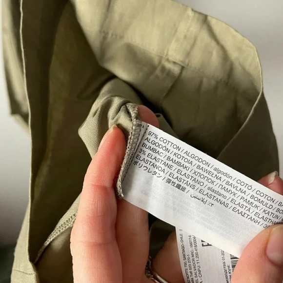 Mango Boilersuit Belted Tie Waist Jumpsuit Army Green Khaki Size XS NWT - Picture 10 of 10